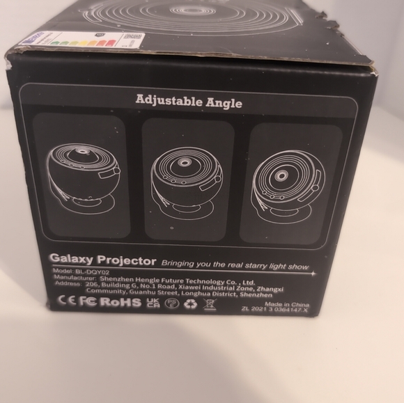 Galaxy Projector With 12 Discs New‎ In Open Box - Picture 5 of 6